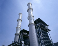 Foto di una centrale termoelettrica